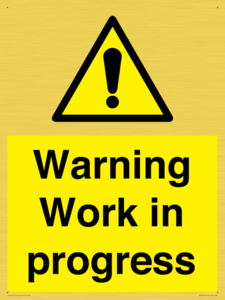 Warning Work in progress